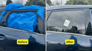 Akron Ohio 4 car window replacement 1